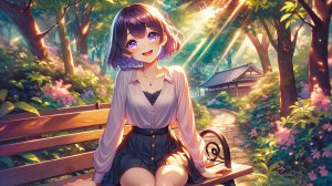 La jeune fille et le temple